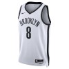 Brooklyn Nets Patty Mills 8 Nike 2022-23 Association Edition Valkoinen Pelipaidat Swingman - Miesten